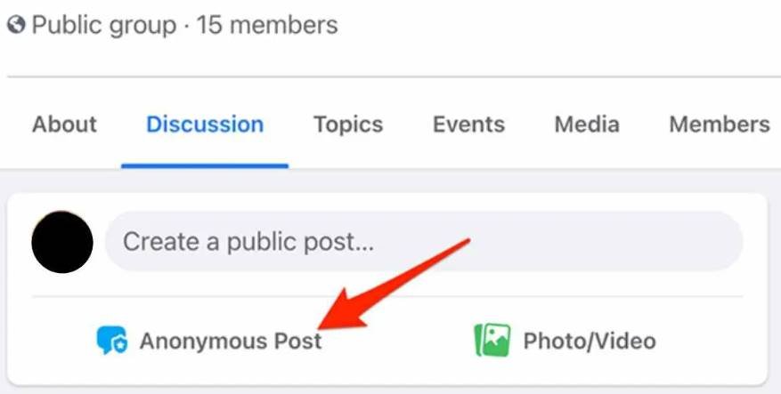 How to Post Anonymously on Facebook Groups
