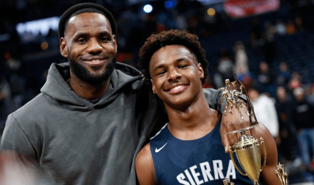 Bronny James Signs Four-Year Contract with the Lakers