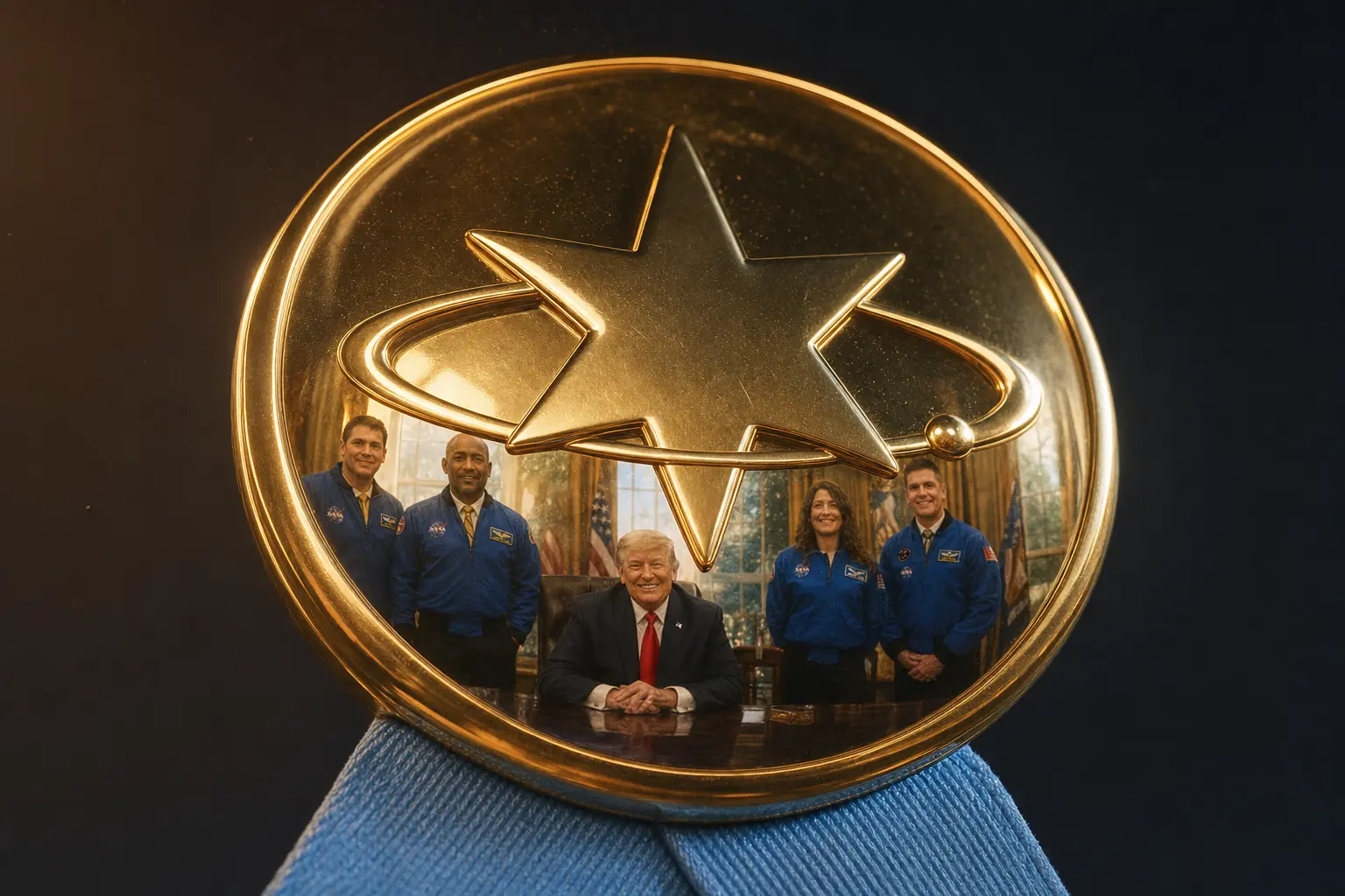 Artemis II astronauts Congressional Space Medal of Honor Houston