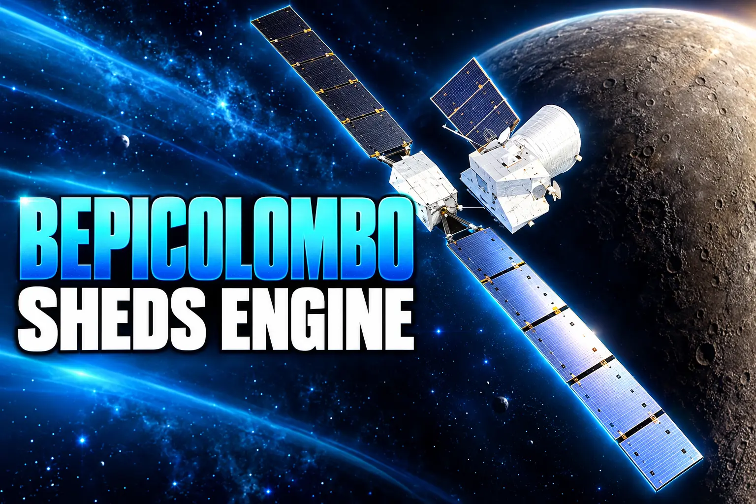 BepiColombo sheds Mercury Transfer Module 2026