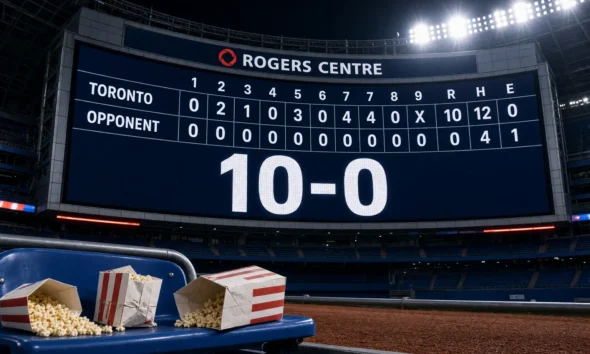 Blue Jays 13-2 loss to Royals at Rogers Centre
