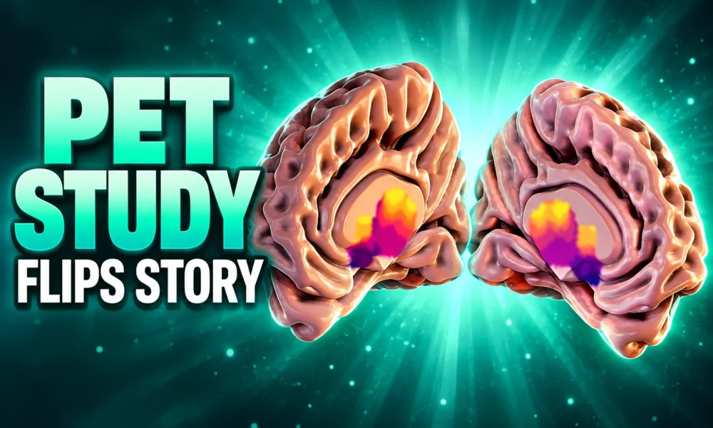 Danish PET study extra D2 binding autism thalamus