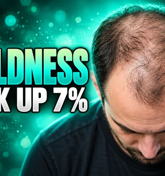 GLP-1 genes extra 7 percent male hair loss risk