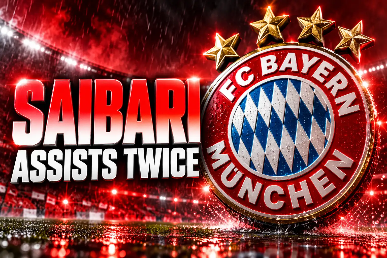 Saibari two assists Bayern 5-1 Stuttgart opener