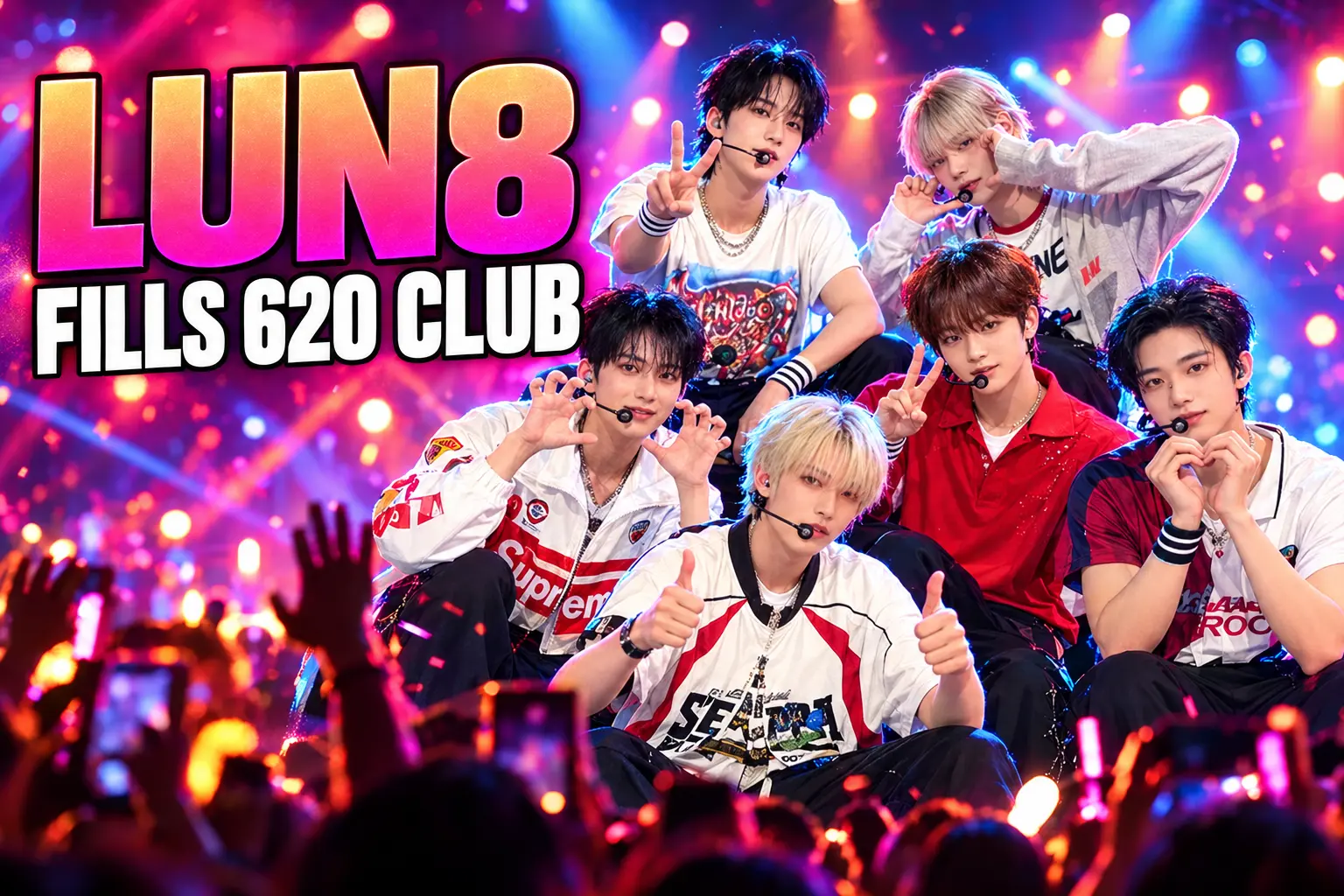 LUN8 first London concert fills 620 club
