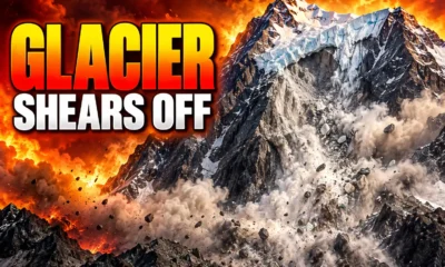 Nepal Langtang Lirung glacier shears off