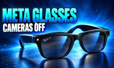 Meta smart glasses cameras turned off LED patch