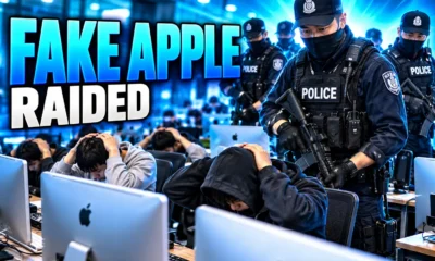 Navi Mumbai Mahape fake Apple support raid four arrested
