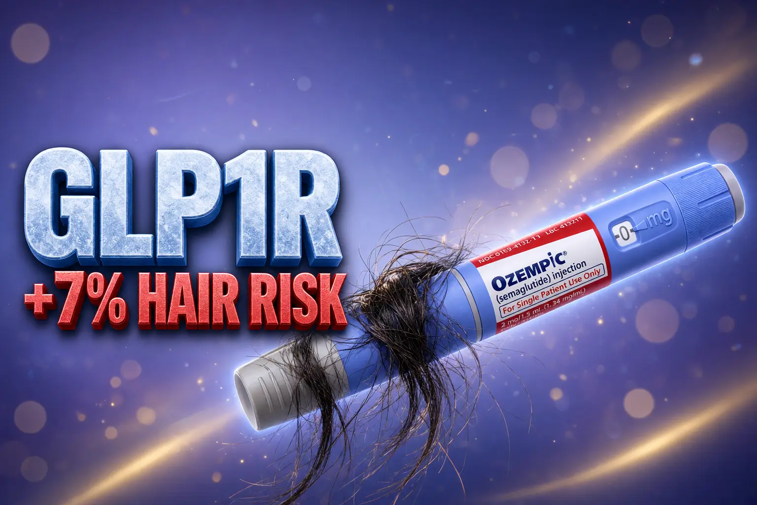 GLP-1 hair loss male pattern baldness NYU study