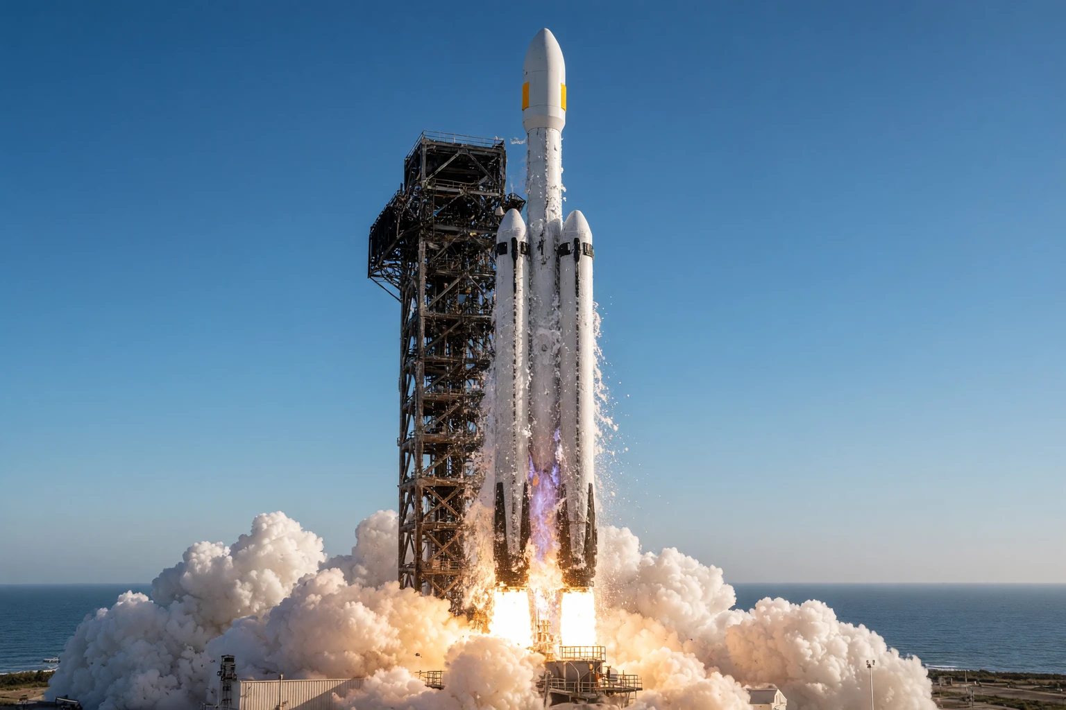 Nancy Grace Roman Space Telescope Falcon Heavy Kennedy launch