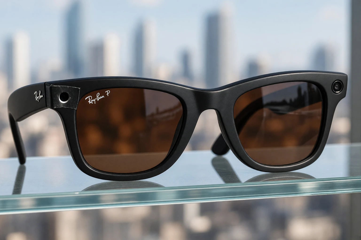Ray-Ban Meta cameras off after capture light patch