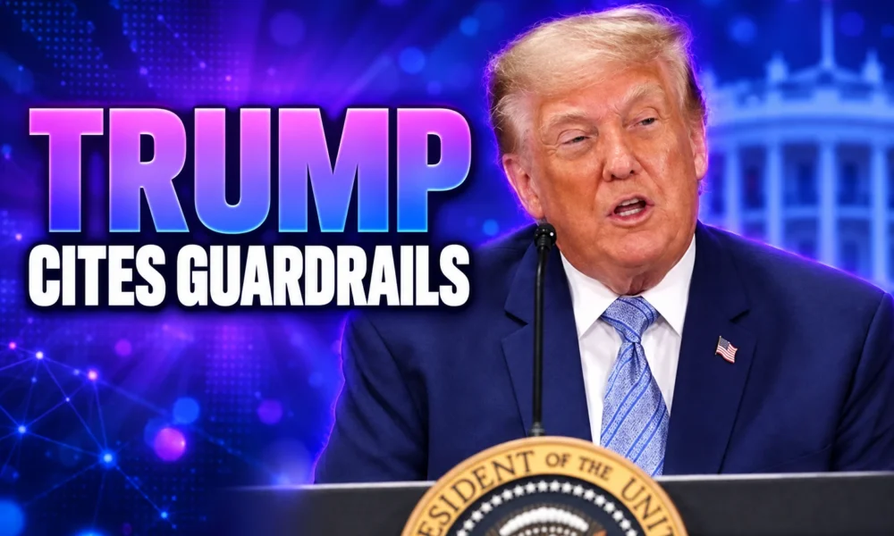 Trump Anthropic shutdown AI guardrails China race