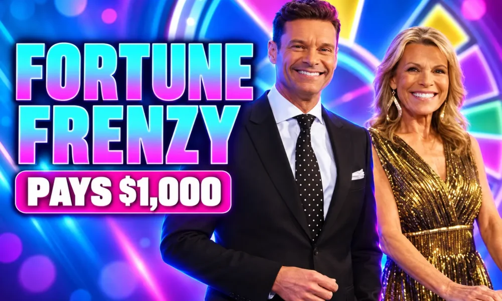 Wheel of Fortune Fortune Frenzy pays $1,000