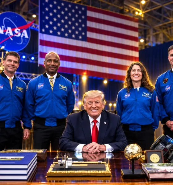 Trump awards Artemis II crew Congressional Space Medal