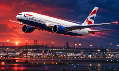 British Airways BA295 drops 28000 feet over Ireland