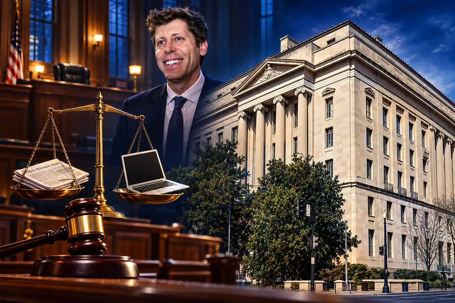 DOJ brief OpenAI training fair use national security