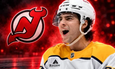 Luke Evangelista Devils five-year contract before midnight