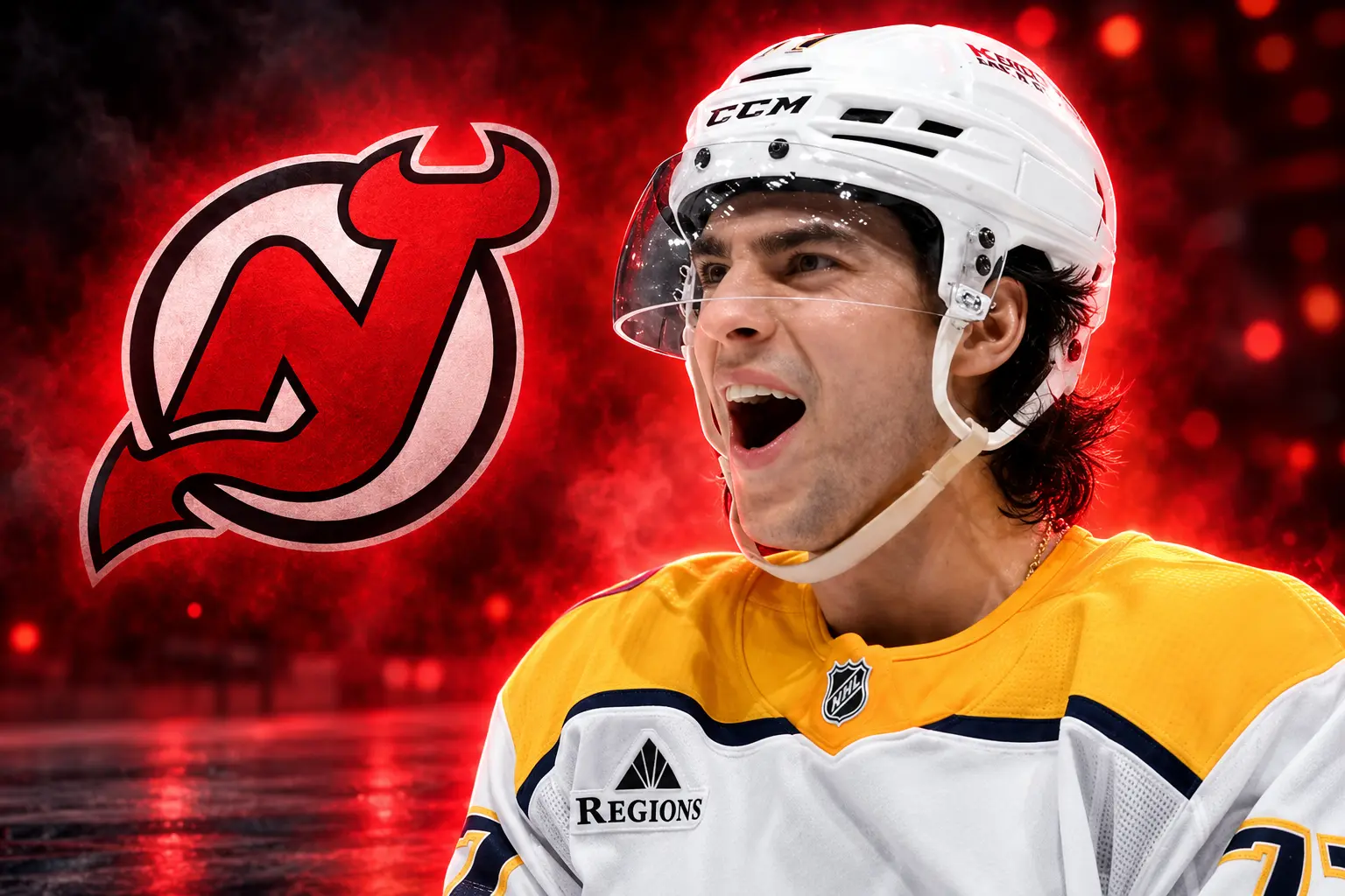 Luke Evangelista Devils five-year contract extension