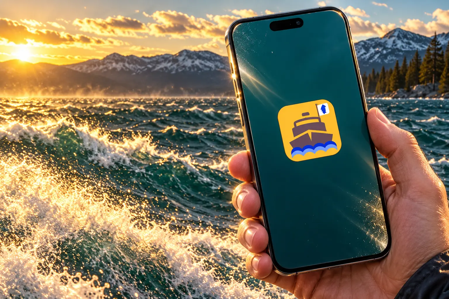 Tahoe Boating App weather alerts live lake conditions