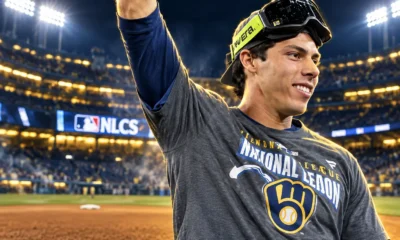 brewers sweep dodgers to reach world series