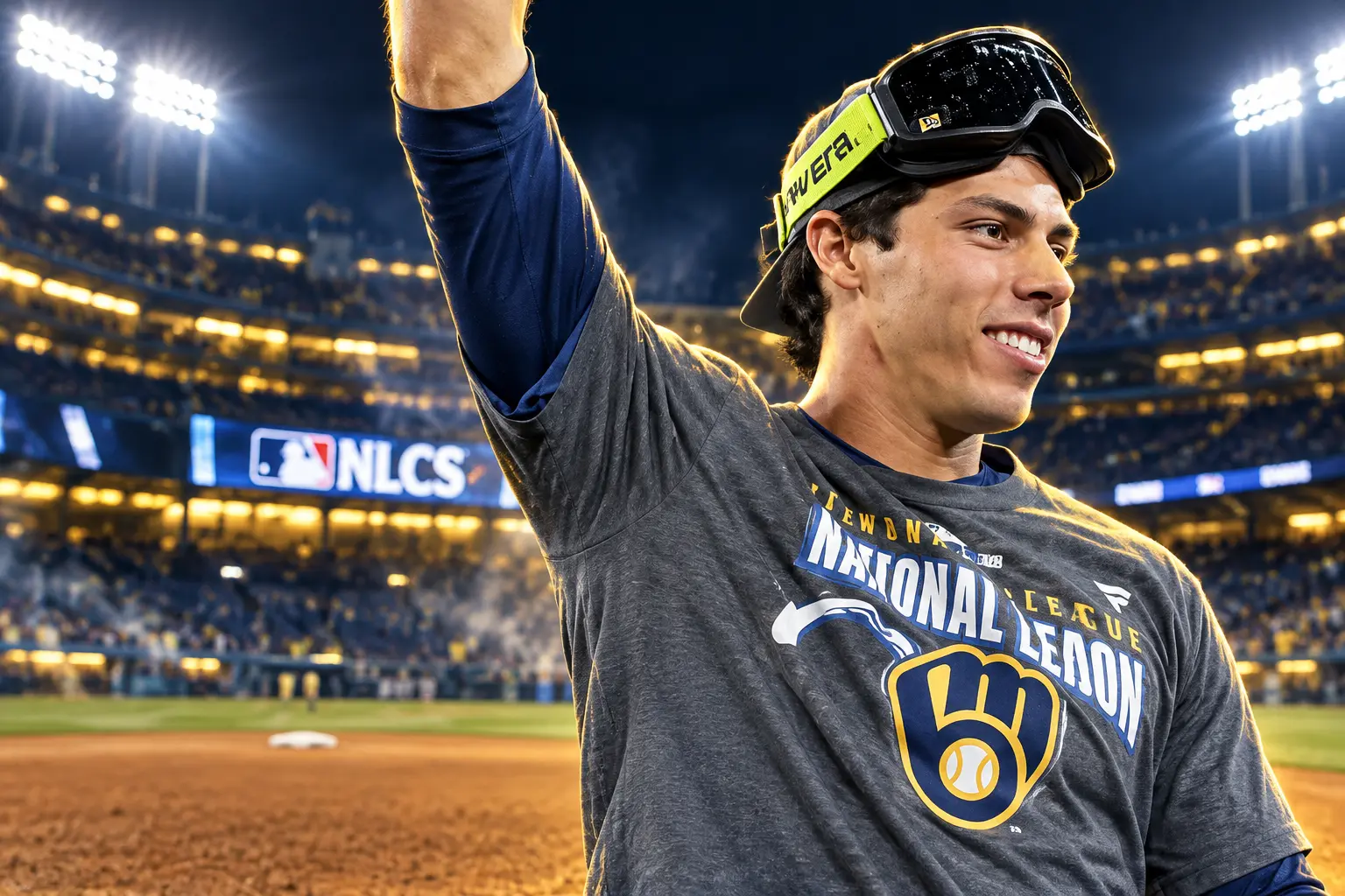 brewers sweep dodgers to reach world series