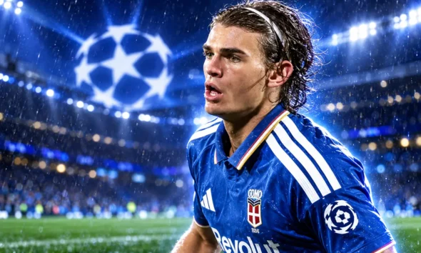 Como 4-1 Manchester United Champions League Nico Paz