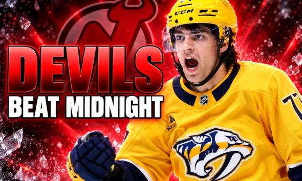 Luke Evangelista Devils five-year contract extension