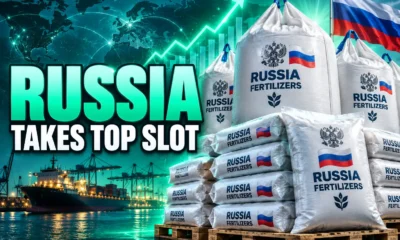 Russia fertilizer shipments to India import share 2025