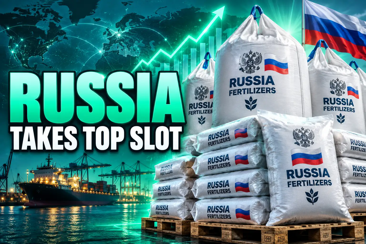 Russia fertilizer shipments to India import share 2025
