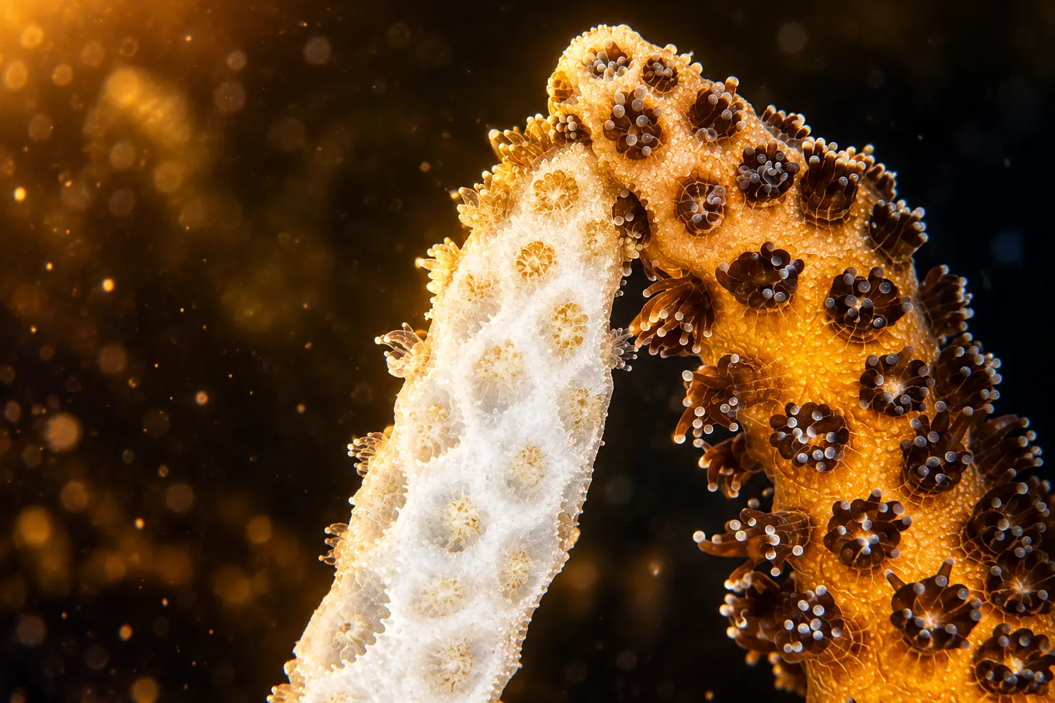 Stanford coral bleaching recovery by healthy clone contact