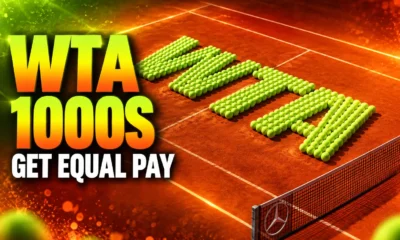 WTA 1000s get equal prize money 2027