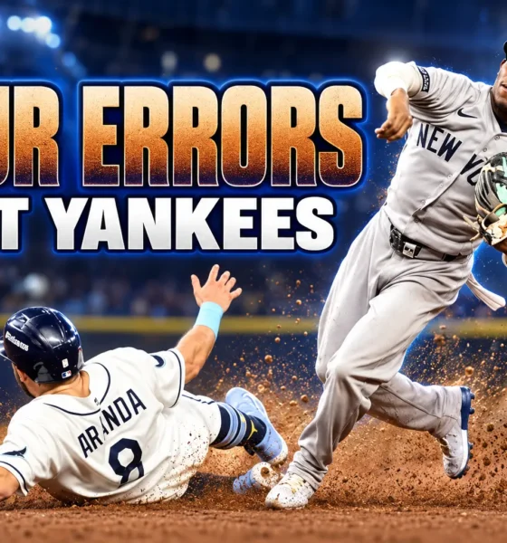 Yankees four errors cost ALDS Game 2 vs Rays
