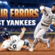 Yankees four errors cost ALDS Game 2 vs Rays